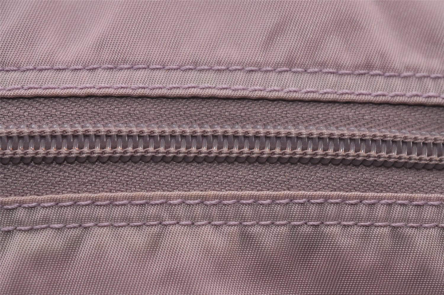 Authentic PRADA Vintage Nylon Tessuto Leather Travel Boston Bag Pink 0637J