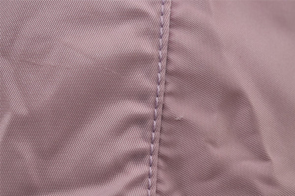 Authentic PRADA Vintage Nylon Tessuto Leather Travel Boston Bag Pink 0637J