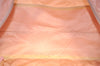 Authentic PRADA Vintage Nylon Tessuto Leather Travel Boston Bag Pink 0637J
