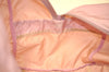 Authentic PRADA Vintage Nylon Tessuto Leather Travel Boston Bag Pink 0637J