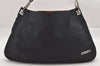 Authentic BOTTEGA VENETA Vintage Nylon Shoulder Hand Bag Purse Black 0638J