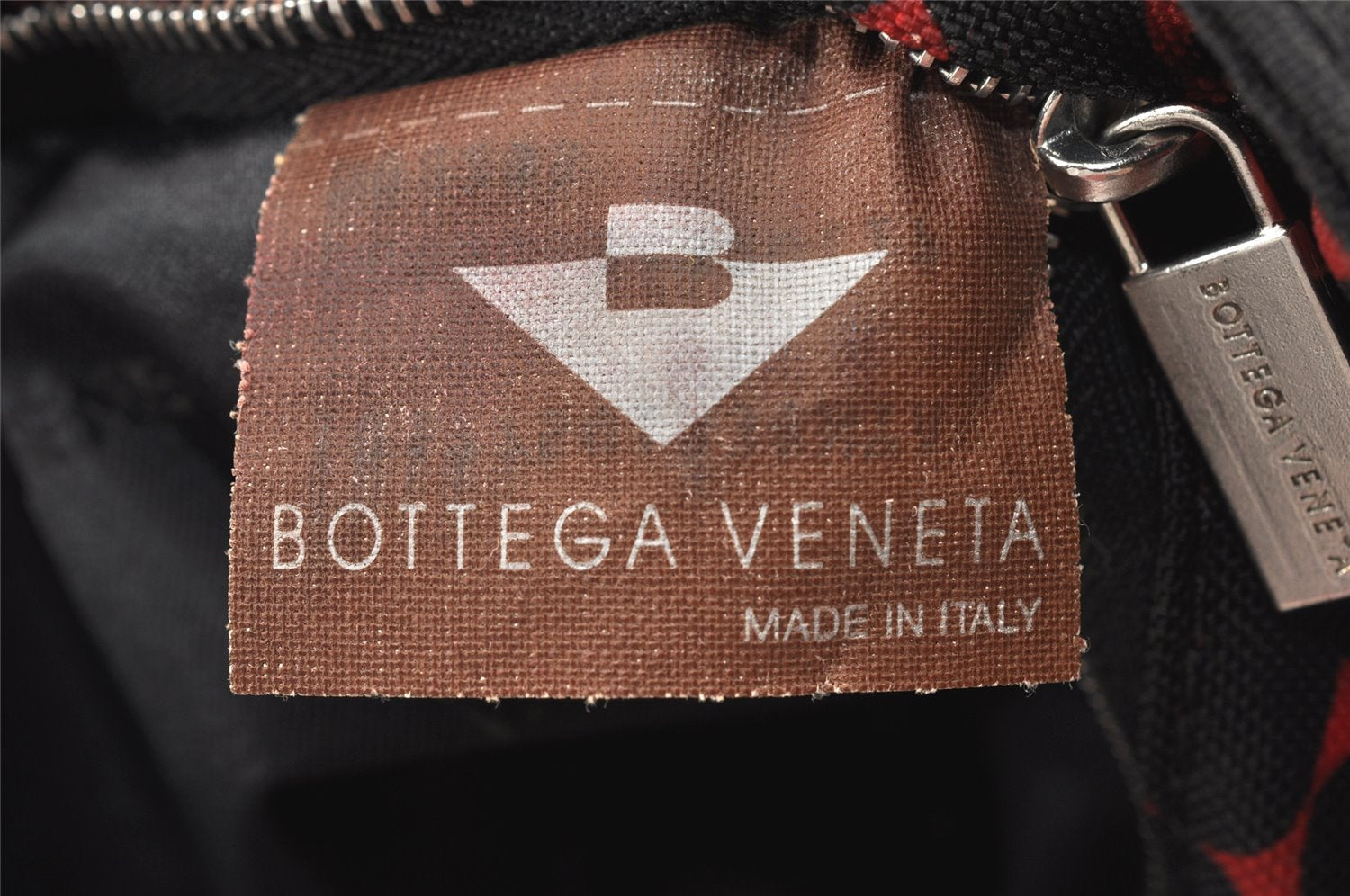 Authentic BOTTEGA VENETA Vintage Nylon Shoulder Hand Bag Purse Black 0638J