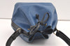 Authentic Louis Vuitton Epi Petit Noe Bi-color Blue x Black Drawstring Bag 0640K