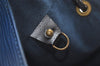 Authentic Louis Vuitton Epi Petit Noe Bi-color Blue x Black Drawstring Bag 0640K