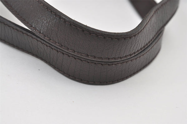 Authentic GUCCI Vintage Shoulder Tote Bag GG PVC Leather 181084 Brown 0641J