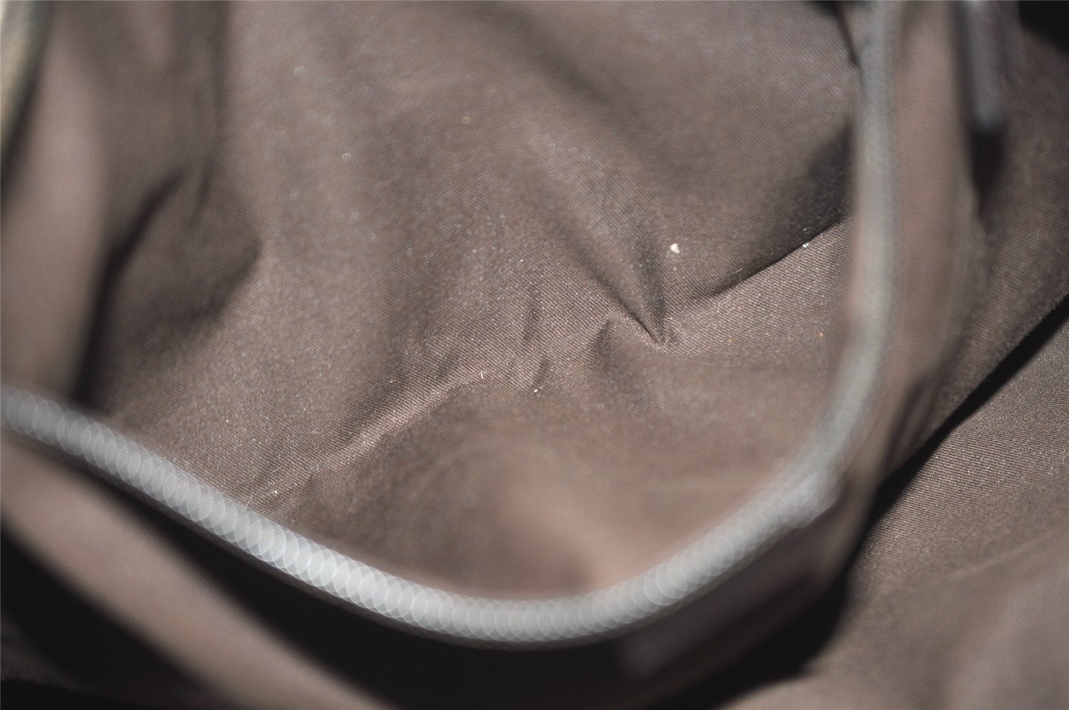 Authentic GUCCI Vintage Shoulder Tote Bag GG PVC Leather 181084 Brown 0641J