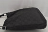 Authentic GUCCI Shoulder Hand Bag Purse GG Nylon Leather 0013166 Black 0642K