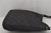 Authentic GUCCI Shoulder Hand Bag Purse GG Nylon Leather 0013166 Black 0642K