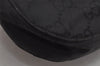 Authentic GUCCI Shoulder Hand Bag Purse GG Nylon Leather 0013166 Black 0642K