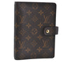 Authentic Louis Vuitton Monogram Agenda GM Notebook Cover R20106 LV 0643I