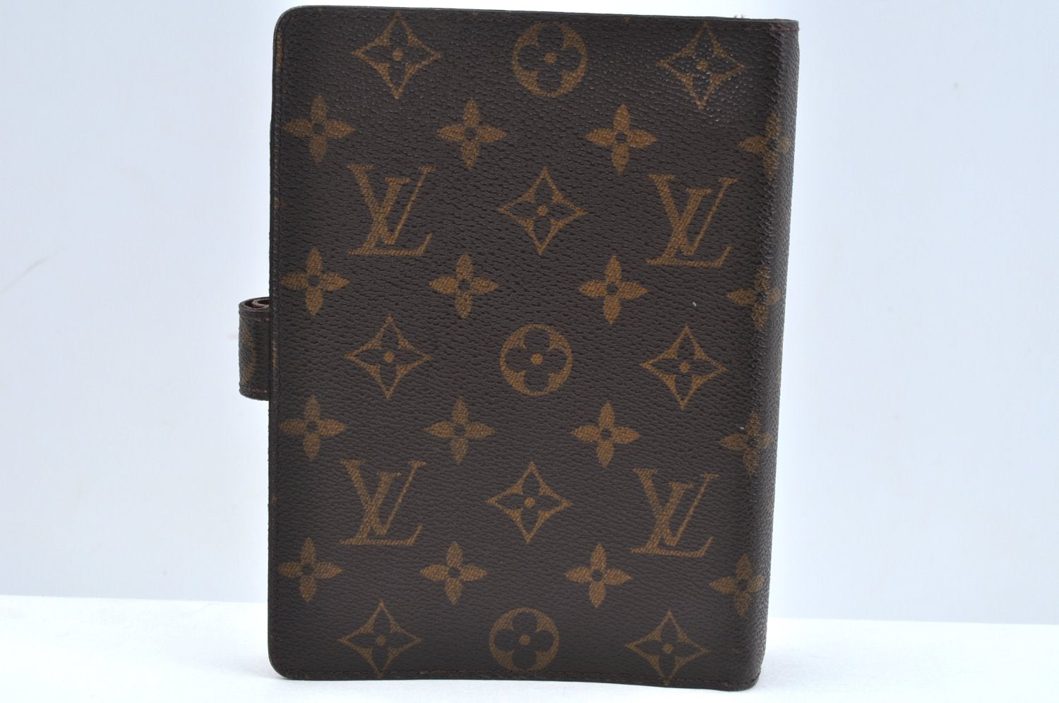 Authentic Louis Vuitton Monogram Agenda GM Notebook Cover R20106 LV 0643I