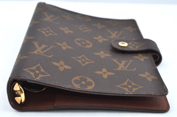Authentic Louis Vuitton Monogram Agenda GM Notebook Cover R20106 LV 0643I