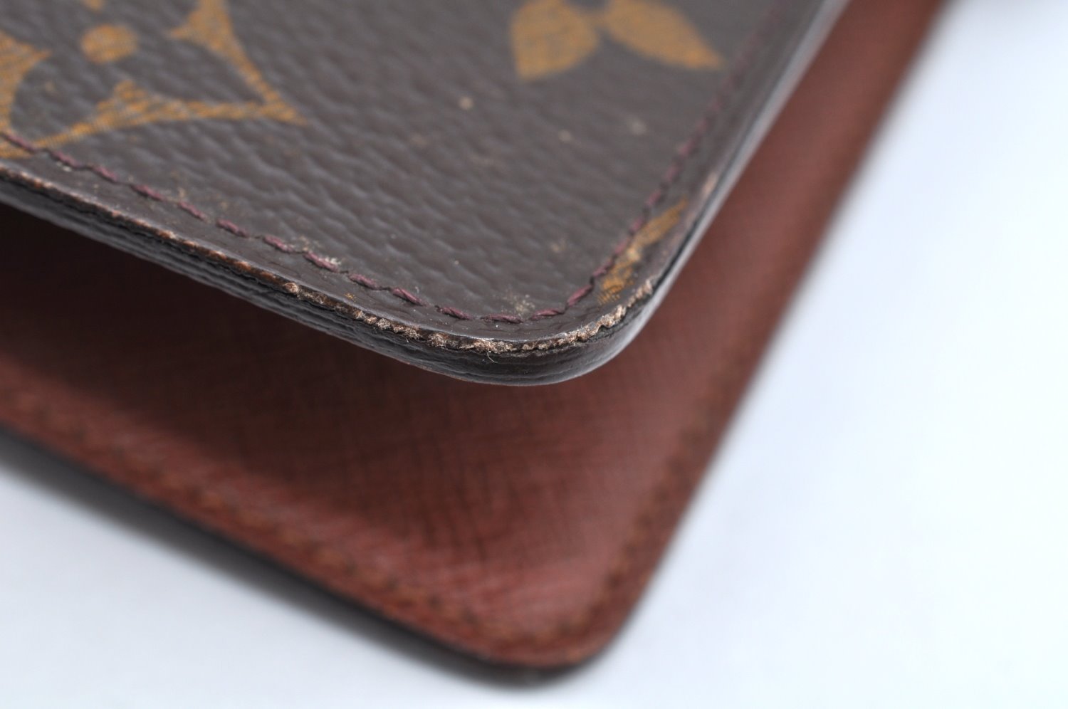 Authentic Louis Vuitton Monogram Agenda GM Notebook Cover R20106 LV 0643I