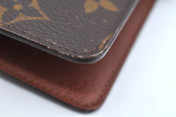 Authentic Louis Vuitton Monogram Agenda GM Notebook Cover R20106 LV 0643I