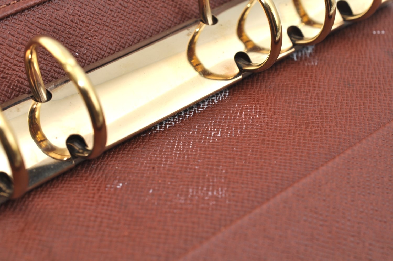 Authentic Louis Vuitton Monogram Agenda GM Notebook Cover R20106 LV 0643I