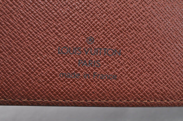 Authentic Louis Vuitton Monogram Agenda GM Notebook Cover R20106 LV 0643I