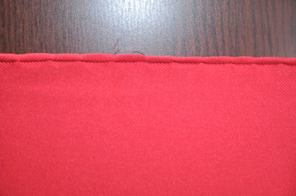 Authentic HERMES Carre 90 Scarf "LES CAVALIERS D'OR" Silk Red 0645J