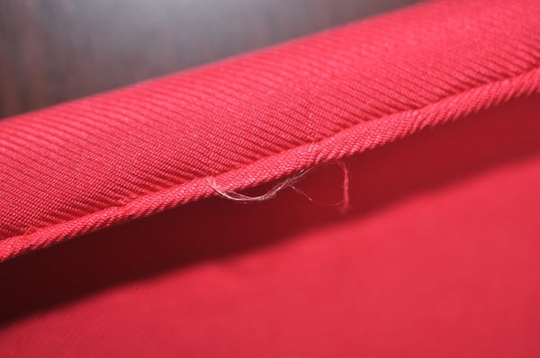 Authentic HERMES Carre 90 Scarf "LES CAVALIERS D'OR" Silk Red 0645J