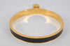 Authentic HERMES Kelly Cadena Bangle Bracelet Gold Black Box 0645K