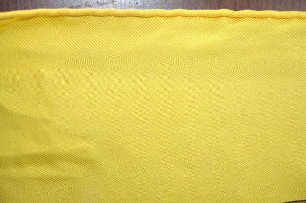 Authentic HERMES Carre 90 Scarf "REPRISE" Silk Yellow 0650J