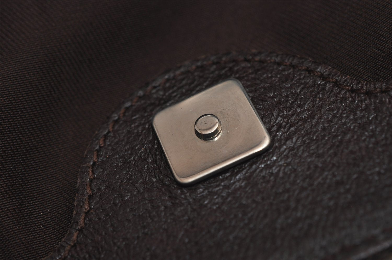 Authentic GUCCI Eclipse Shoulder Tote Bag GG Canvas Leather 121023 Brown 0650K