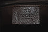 Authentic GUCCI Eclipse Shoulder Tote Bag GG Canvas Leather 121023 Brown 0650K
