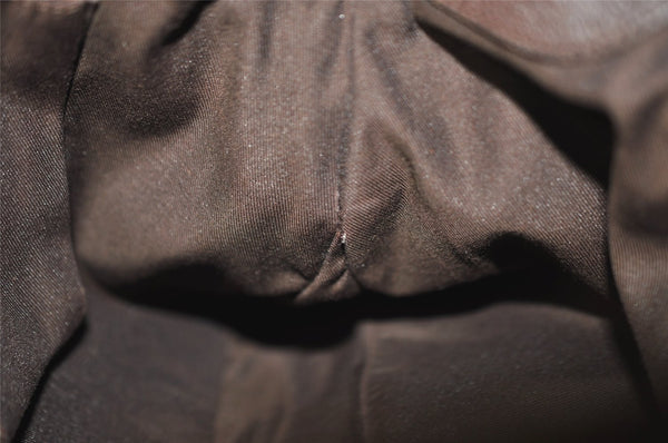 Authentic GUCCI Eclipse Shoulder Tote Bag GG Canvas Leather 121023 Brown 0650K