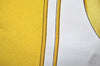 Authentic HERMES Carre 90 Scarf "Carrick a Pompe" Silk Yellow 0651J