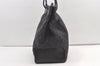 Authentic GUCCI Vintage Shoulder Tote Bag GG Canvas Leather 109141 Black 0651K