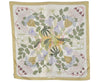 Authentic HERMES Carre 90 Scarf "Flora Graeca" Silk Beige 0653J