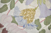 Authentic HERMES Carre 90 Scarf "Flora Graeca" Silk Beige 0653J