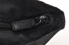 Authentic GUCCI Web Sherry Line Tote Bag GG Canvas Leather 131228 Black 0656J