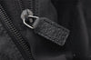 Authentic GUCCI Web Sherry Line Tote Bag GG Canvas Leather 131228 Black 0656J