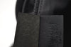 Authentic GUCCI Web Sherry Line Tote Bag GG Canvas Leather 131228 Black 0656J