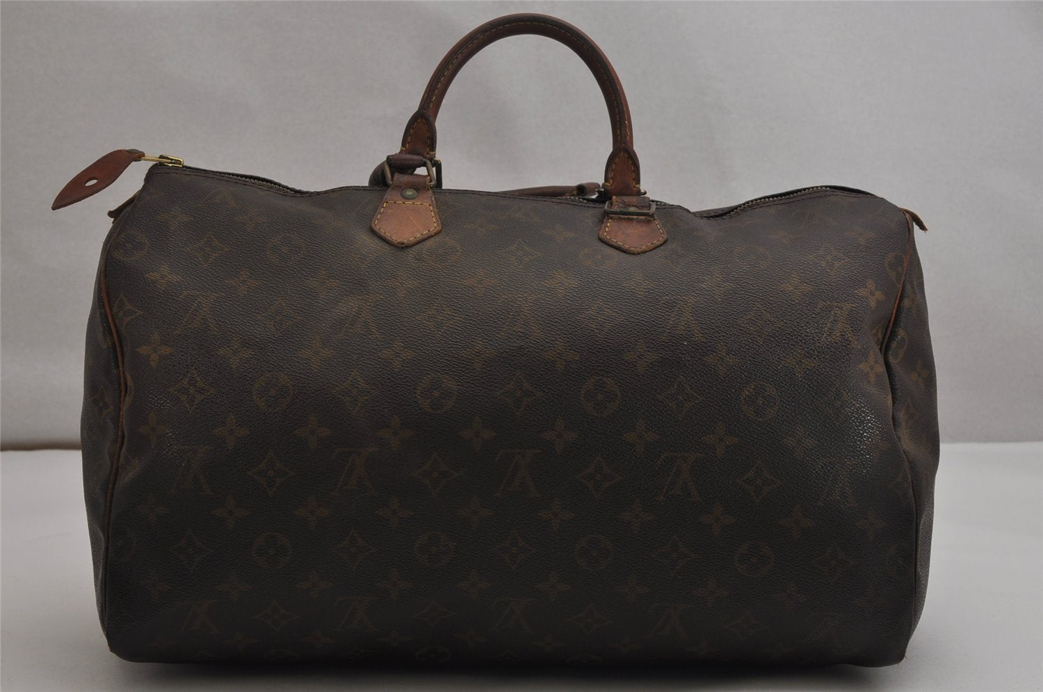 Authentic Louis Vuitton Monogram Speedy 40 Hand Boston Bag M41522 Junk 0656K