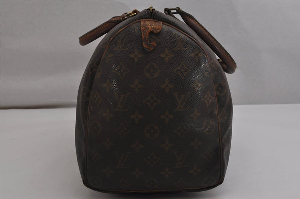 Authentic Louis Vuitton Monogram Speedy 40 Hand Boston Bag M41522 Junk 0656K