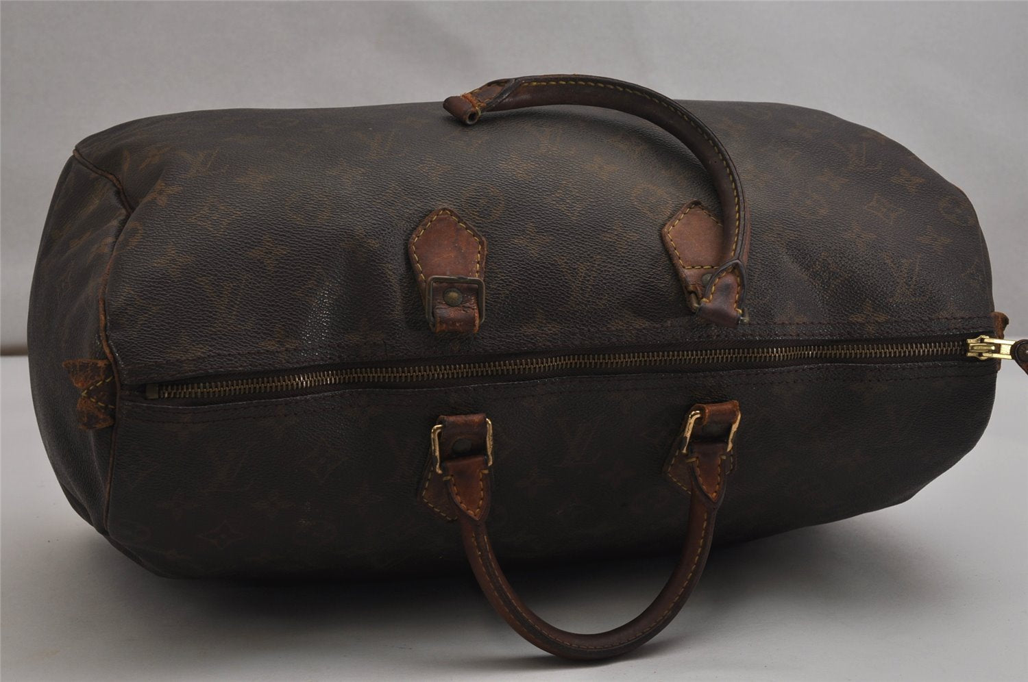 Authentic Louis Vuitton Monogram Speedy 40 Hand Boston Bag M41522 Junk 0656K