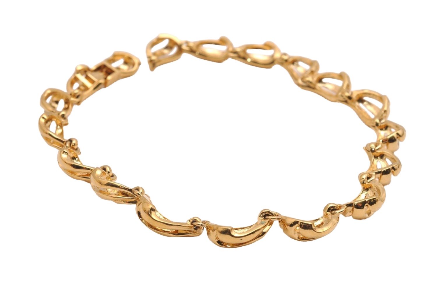 Authentic NINA RICCI Vintage Choker Necklace Accessory Gold Junk 0657J