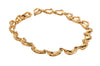 Authentic NINA RICCI Vintage Choker Necklace Accessory Gold Junk 0657J