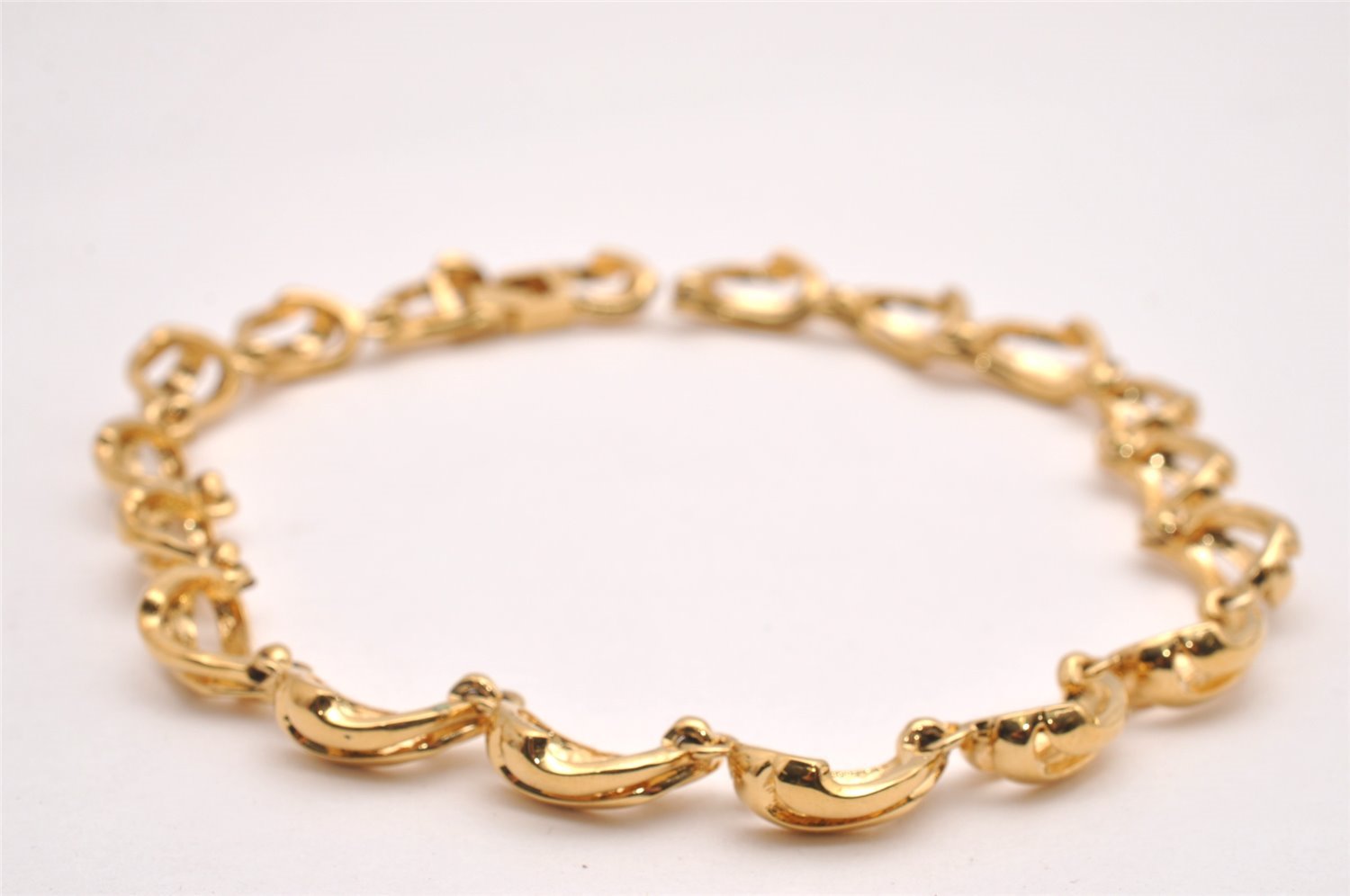 Authentic NINA RICCI Vintage Choker Necklace Accessory Gold Junk 0657J