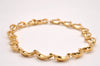 Authentic NINA RICCI Vintage Choker Necklace Accessory Gold Junk 0657J
