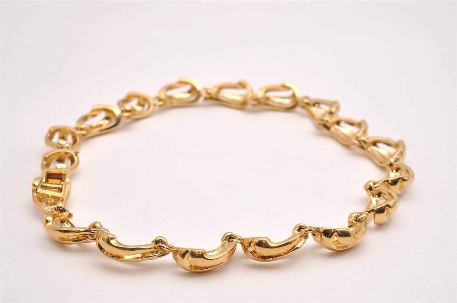Authentic NINA RICCI Vintage Choker Necklace Accessory Gold Junk 0657J