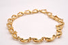 Authentic NINA RICCI Vintage Choker Necklace Accessory Gold Junk 0657J