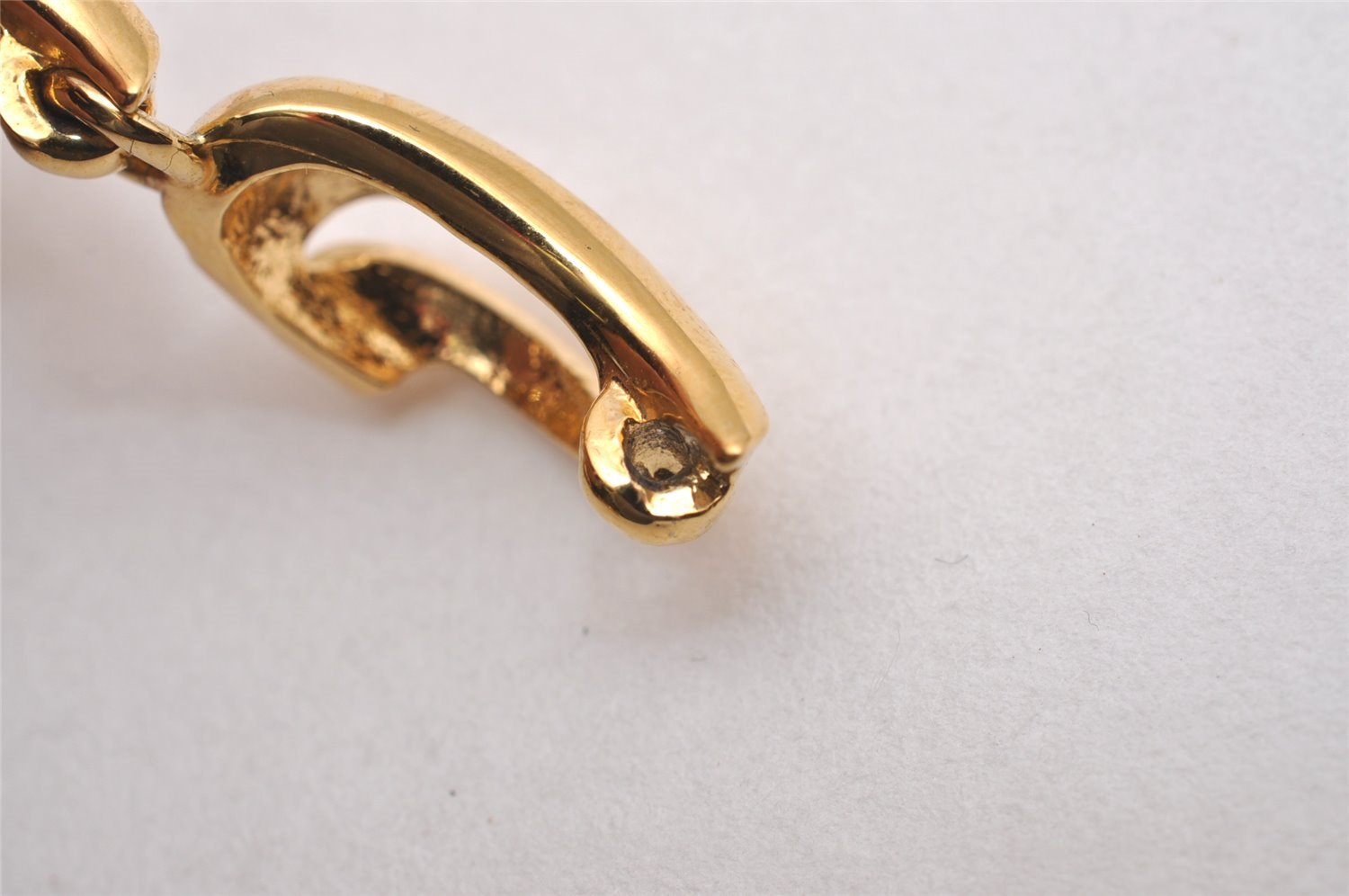 Authentic NINA RICCI Vintage Choker Necklace Accessory Gold Junk 0657J