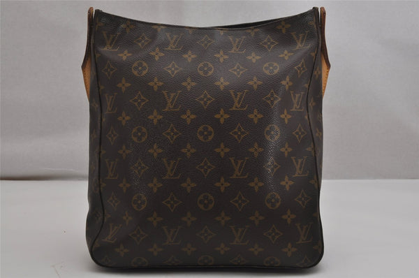 Authentic Louis Vuitton Monogram Looping GM Shoulder Bag M51145 LV Junk 0657K