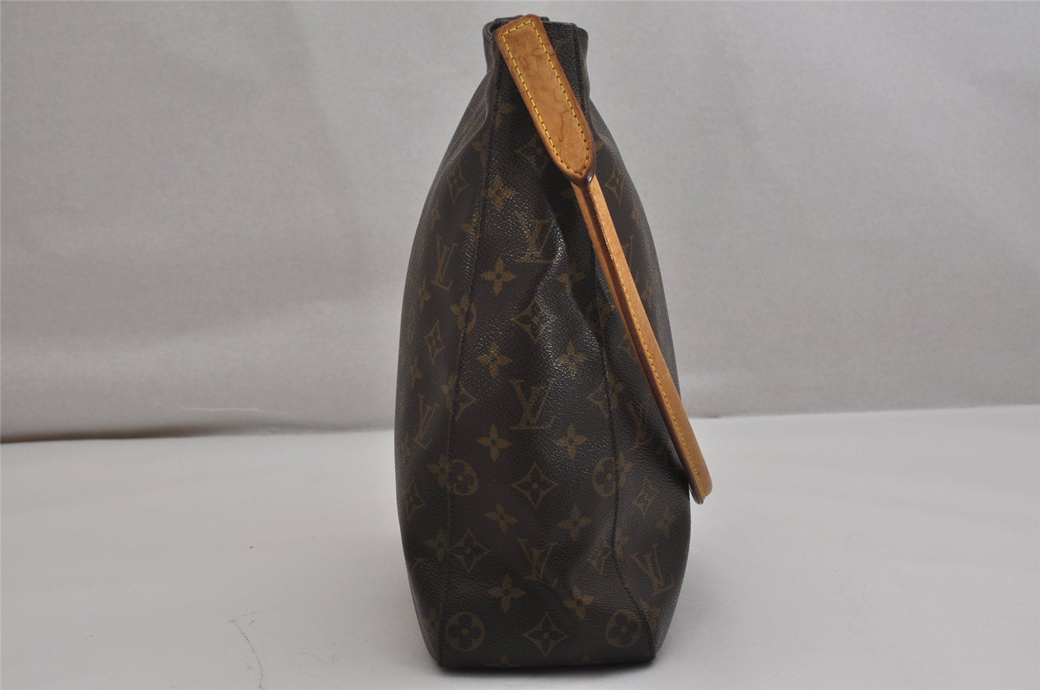 Authentic Louis Vuitton Monogram Looping GM Shoulder Bag M51145 LV Junk 0657K