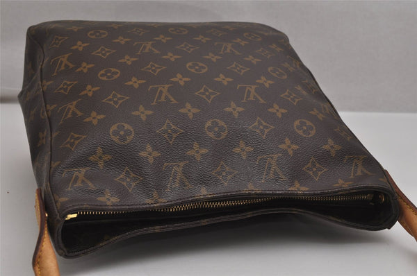 Authentic Louis Vuitton Monogram Looping GM Shoulder Bag M51145 LV Junk 0657K