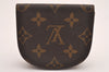 Authentic Louis Vuitton Monogram Porte Monnaie Gousset M61970 Coin Purse 0658J