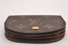 Authentic Louis Vuitton Monogram Porte Monnaie Gousset M61970 Coin Purse 0658J