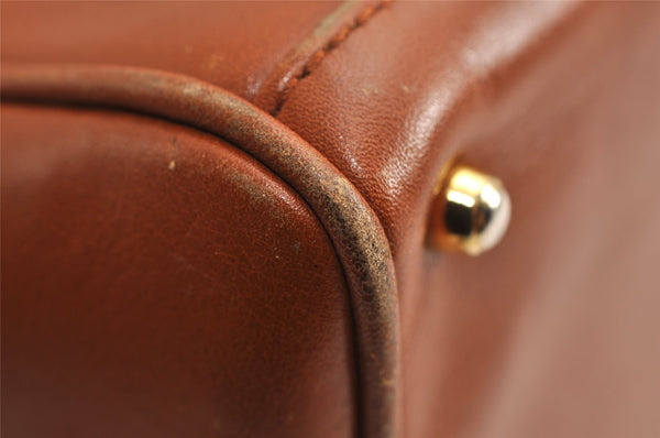 Authentic GUCCI Bamboo 2Way Shoulder Hand Bag Purse Leather Brown Junk 0659K